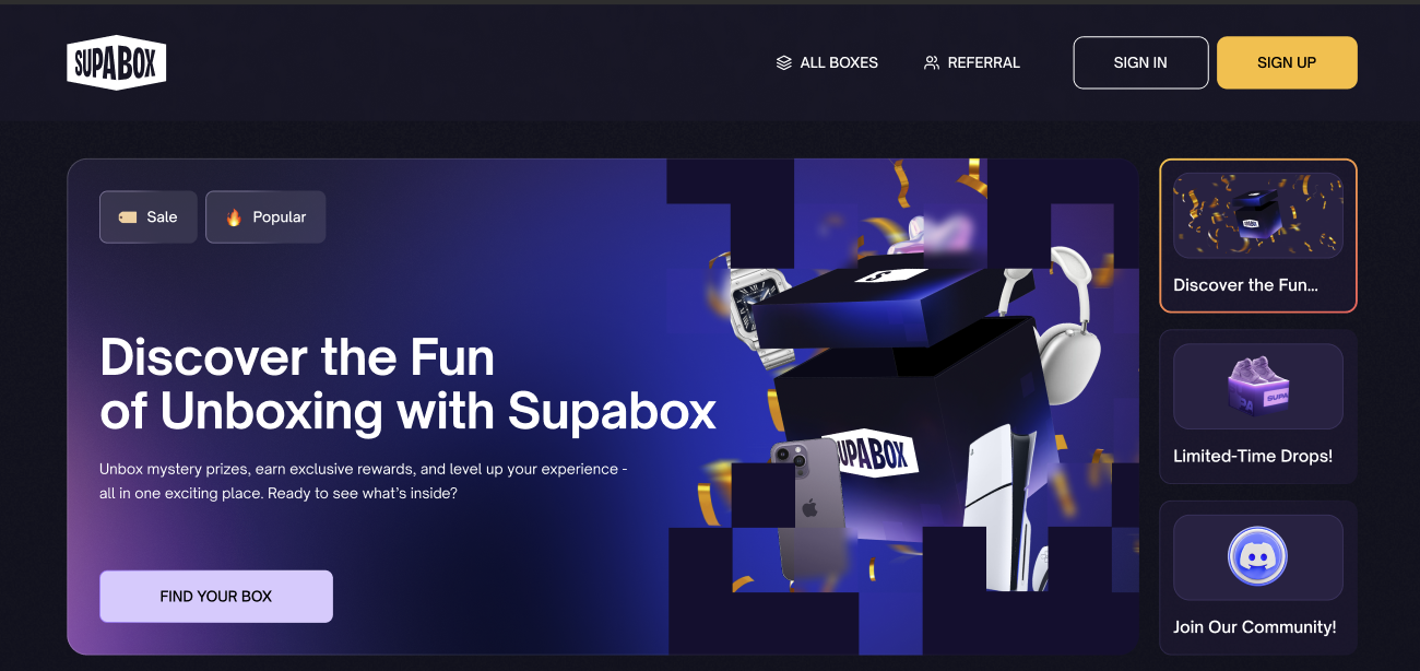 Supabox background